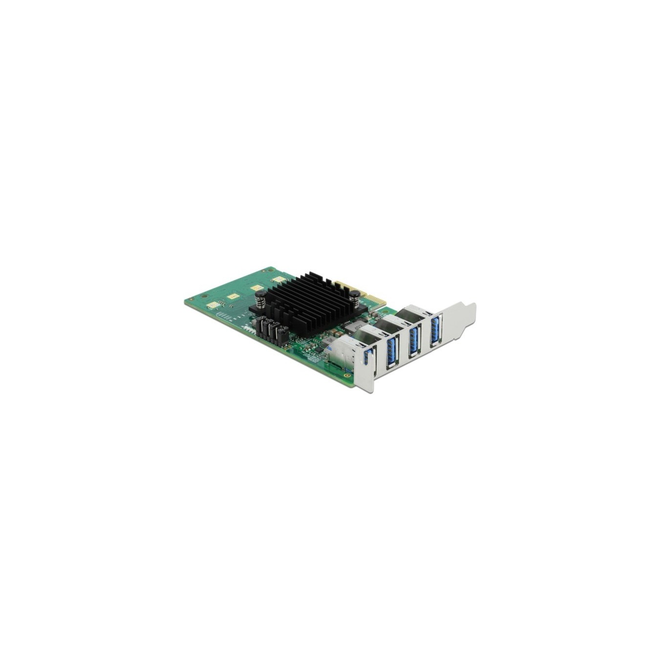 DeLOCK USB Expansion Card - PCIe x4 to 4x ext. USB 3.0 Quad C.LP — Buy in Cyprus with Fast Delivery