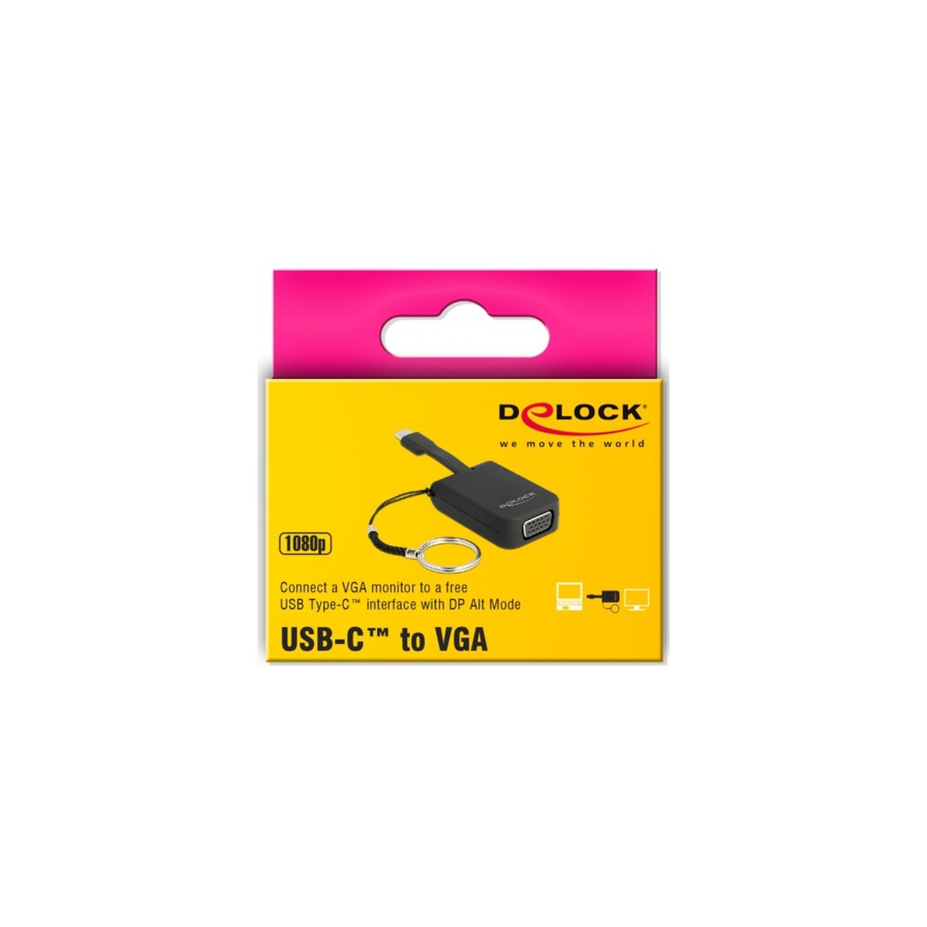 USB Adapter - USB-C Male to VGA Female — Buy in Cyprus with Fast Delivery