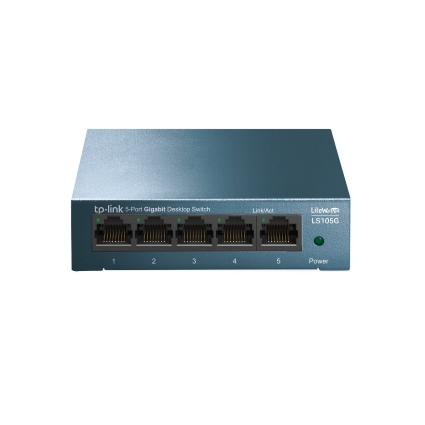 TP-Link LiteWave Desktop Switch - LS105G - 5-Port Gigabit Unmanaged, Fanless (Desktop) — Buy in Cyprus with Fast Delivery