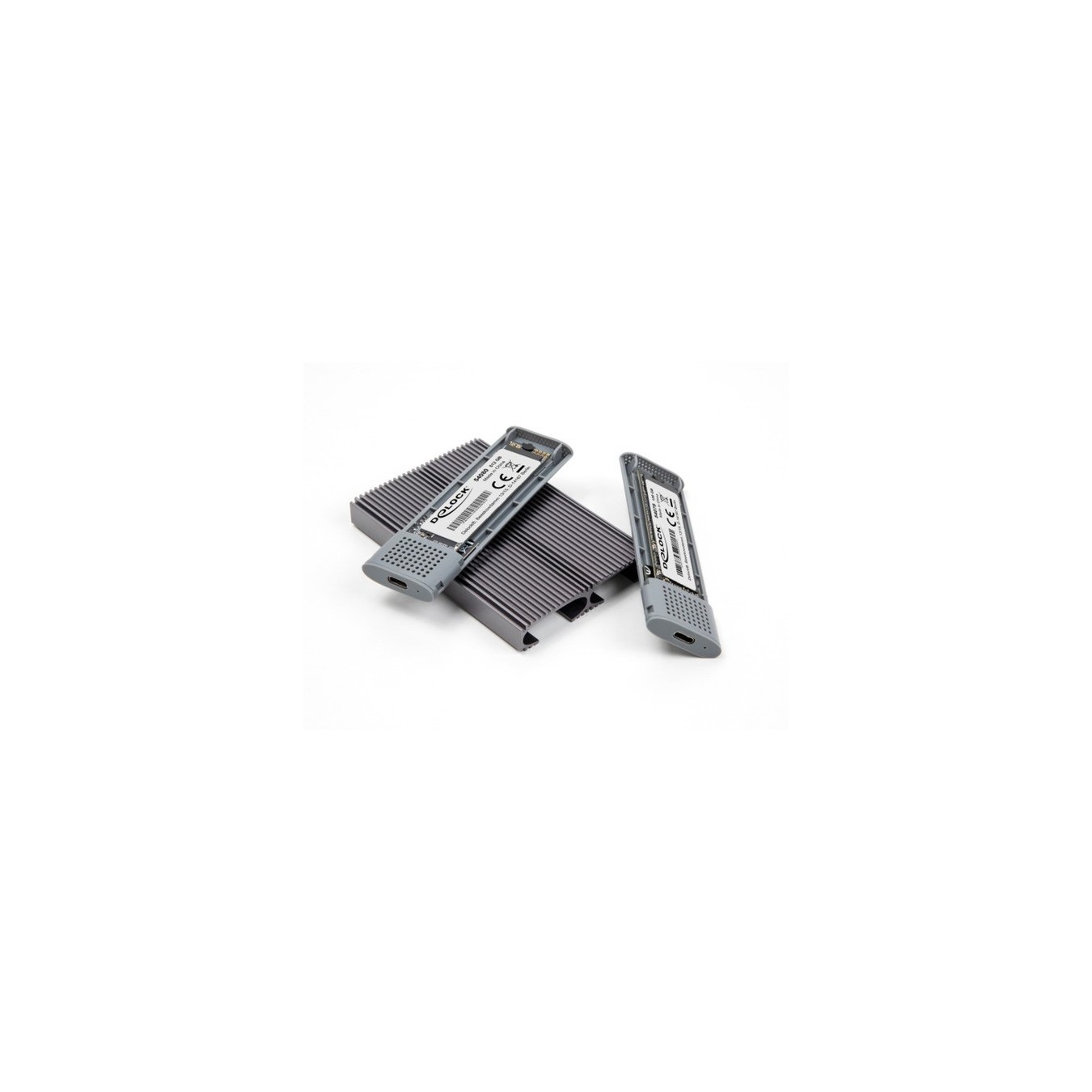 External USB Type-C dual combo enclosure - 2 x M.2 N — Buy in Cyprus with Fast Delivery