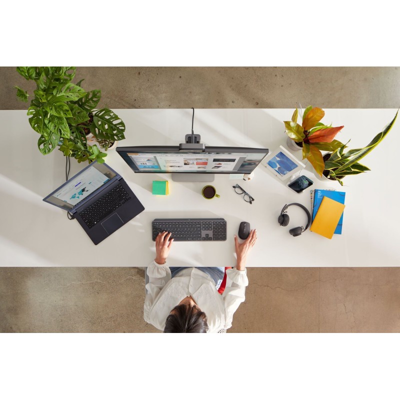 Buy Logitech MX Keys - 920-010244 - Graphite German Wireless Keyboard, Backlit, ... in Cyprus, Nicosia, Limassol, Larnaka, Pafos