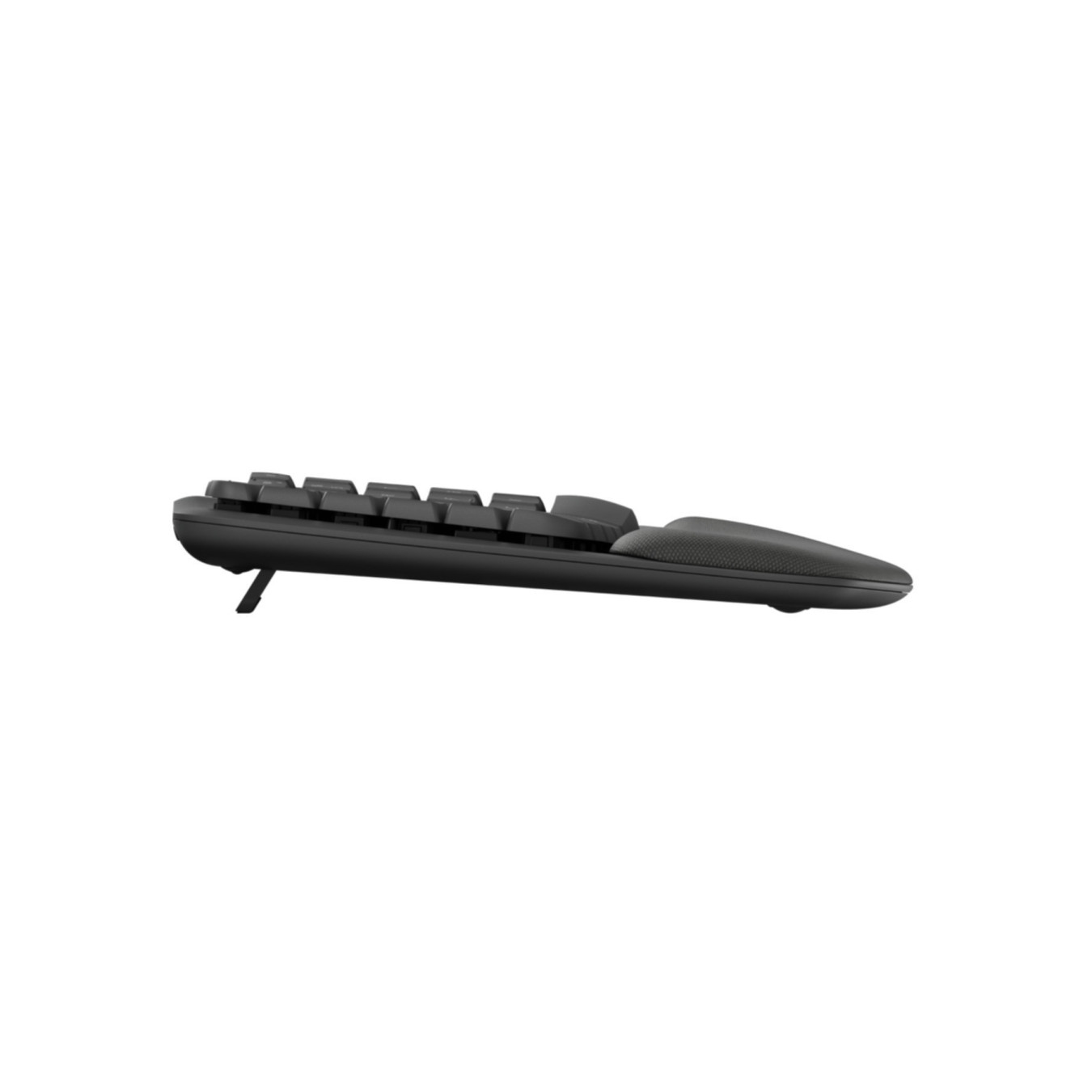 Logitech Wave Keys for Business - 920-012327 - Wireless Graphite, German QWERTZ, Bluetooth 5.1, 256KB Memory, Ergonomic