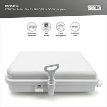 FTTH distribution box - for 16 LC DX or SC SX couplings, splice box — Buy in Cyprus with Fast Delivery