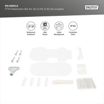 FTTH distribution box - for 16 LC DX or SC SX couplings, splice box — Buy in Cyprus with Fast Delivery