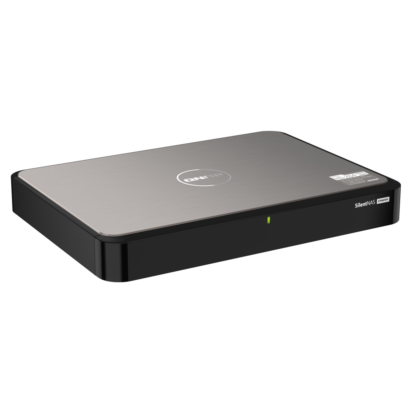 QNAP HS-264 NAS Server - HS-264 - Black, 8GB RAM, Intel Celeron N5105 2.0–2.9GHz, 2-bay HDD/SSD, 2x2.5GbE, HDMI 2.0