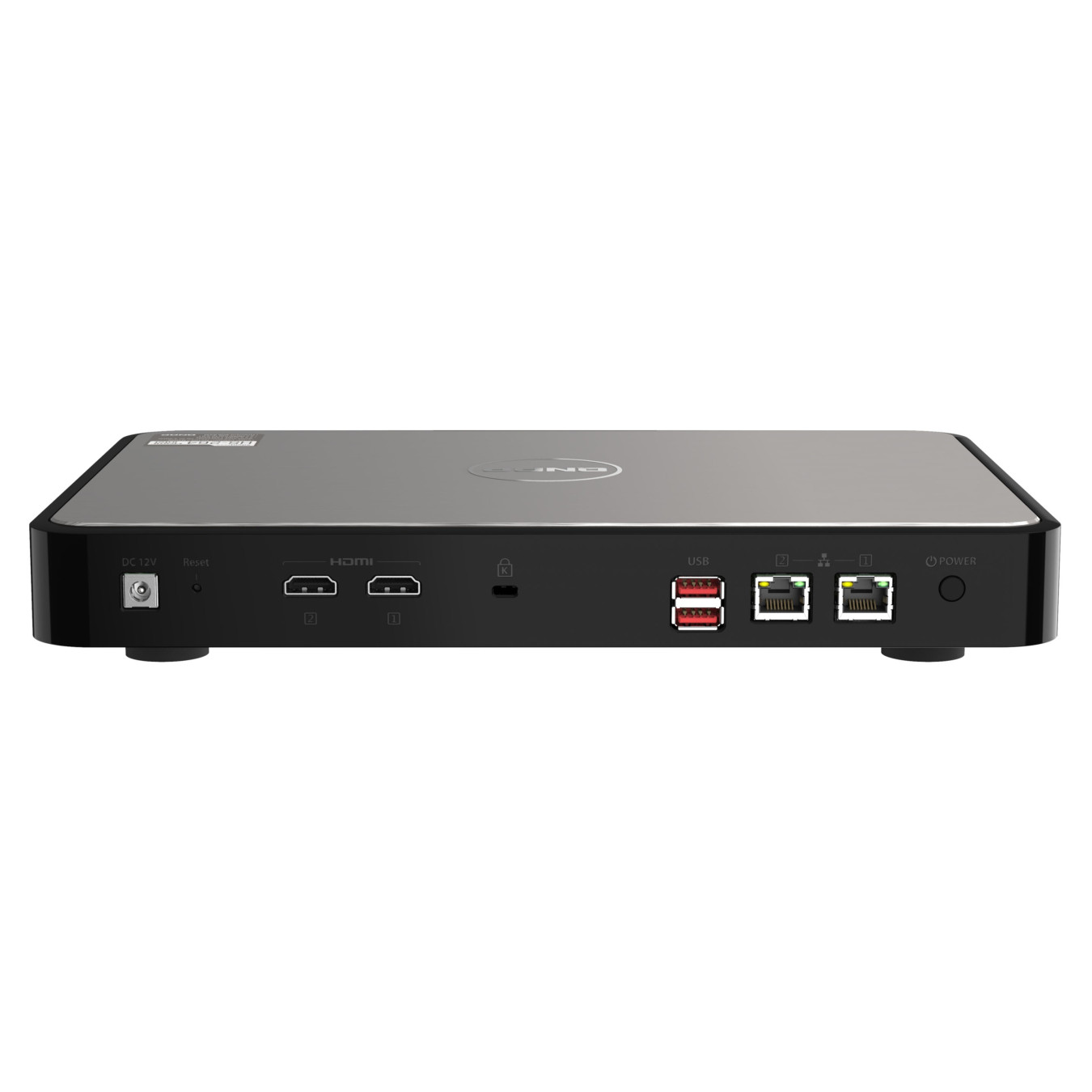 QNAP HS-264 NAS Server - HS-264 - Black, 8GB RAM, Intel Celeron N5105 2.0–2.9GHz, 2-bay HDD/SSD, 2x2.5GbE, HDMI 2.0