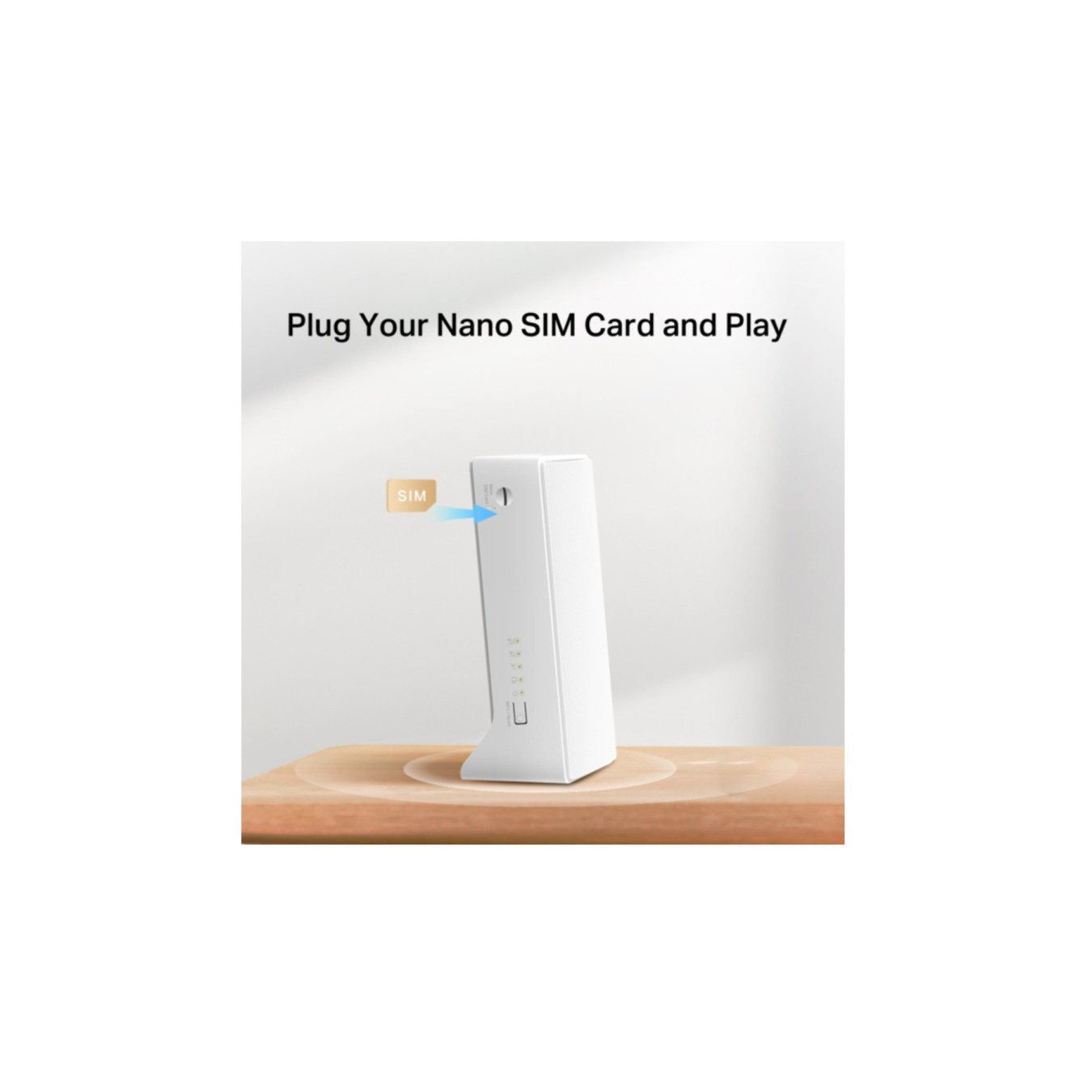Mercusys MB110-4G - 4G LTE N300 Router, Single-Band 2.4GHz, Nano‑SIM Plug & Play — Buy in Cyprus with Fast Delivery