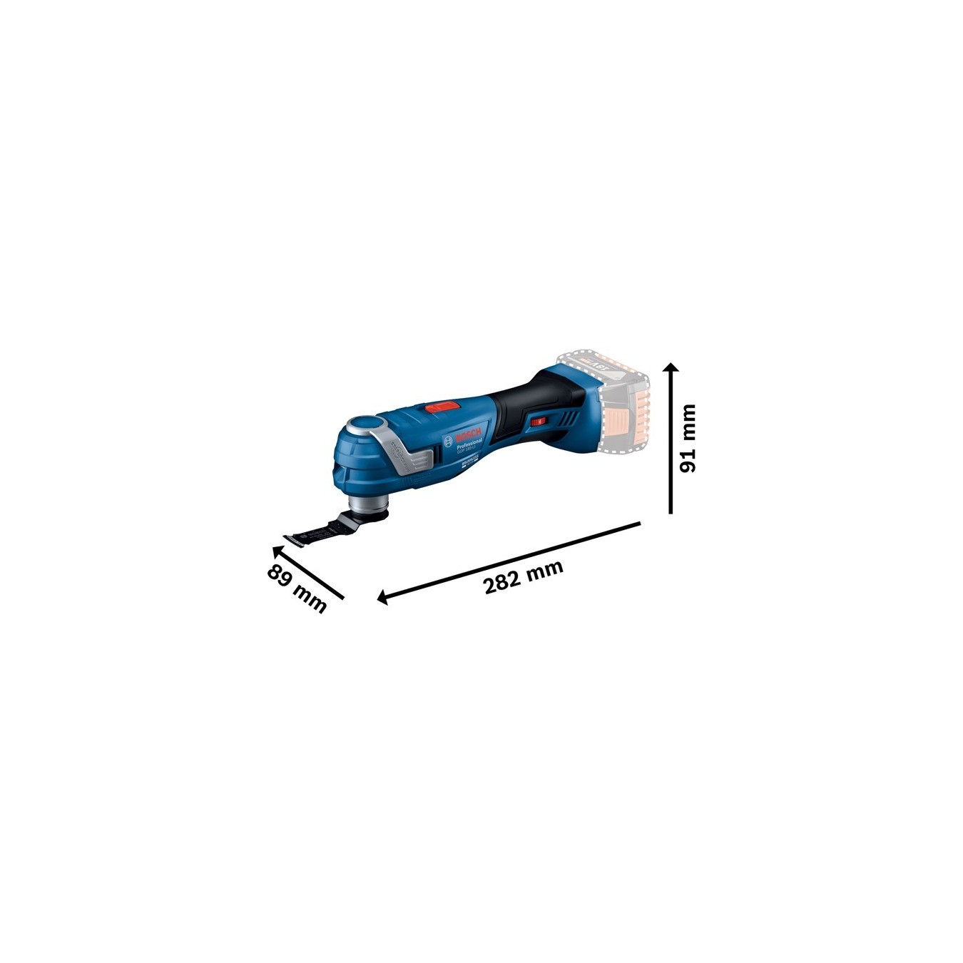 Cordless multi-cutter - GOP 18V-34 - Solo Professional, 18Volt, multifunctional tool — Buy in Cyprus with Fast Delivery