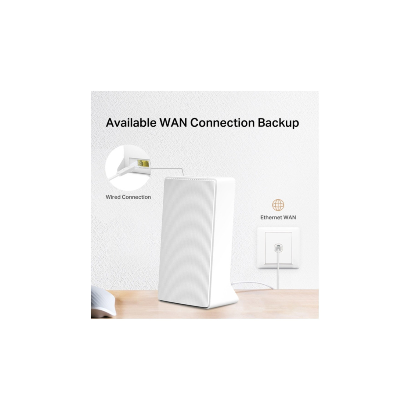 Mercusys MB110-4G - 4G LTE N300 Router, Single-Band 2.4GHz, Nano‑SIM Plug & Play — Buy in Cyprus with Fast Delivery