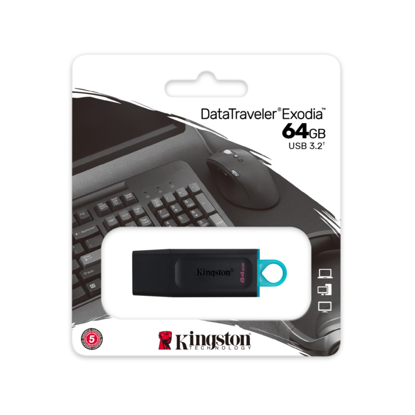 Kingston DataTraveler Exodia DTX 64GB USB 3.2 Gen 1 Flash Drive – 64GB USB-A – | Armenius Store