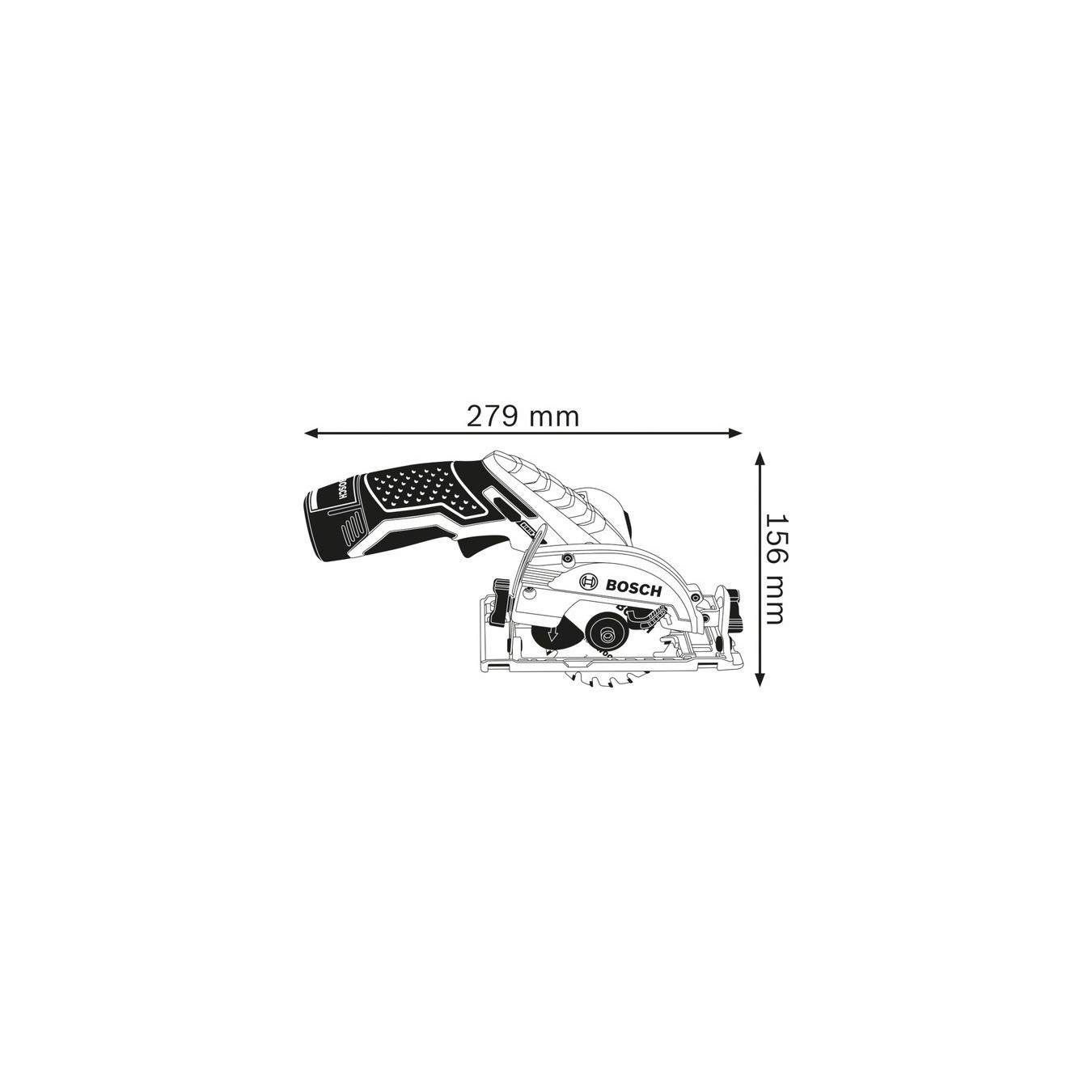 Cordless Handheld Circular Saw - GKS 12V-Li - 12 Volt — Buy in Cyprus with Fast Delivery