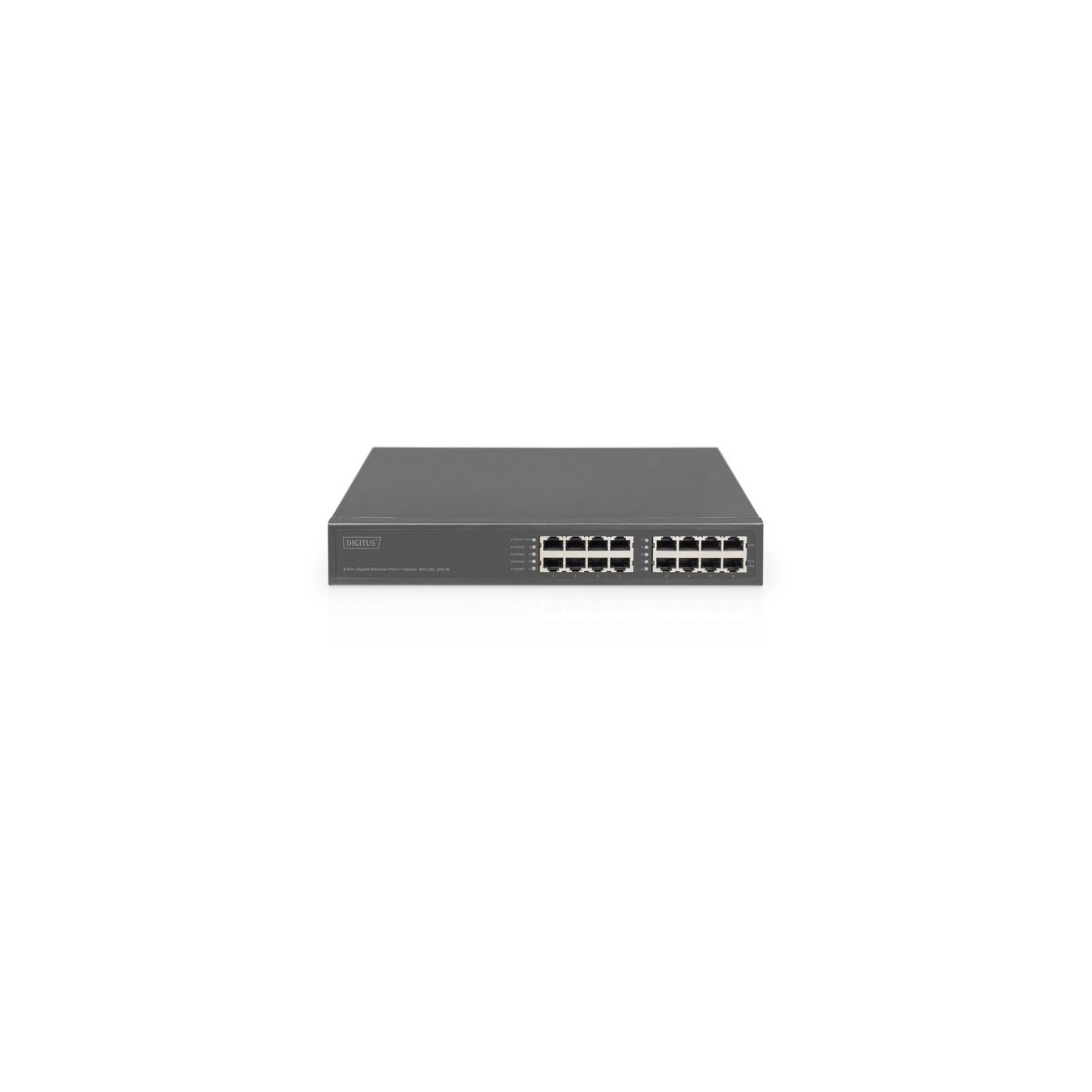 Digitus DN-95118 8-Port Gigabit PoE Injector - 802.3bt 250W | Armenius Store