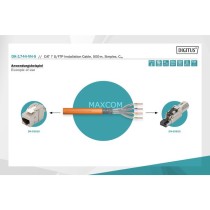 Professional Cat.7 S FTP installation cable - simplex, CCA — Buy in Cyprus with Fast Delivery