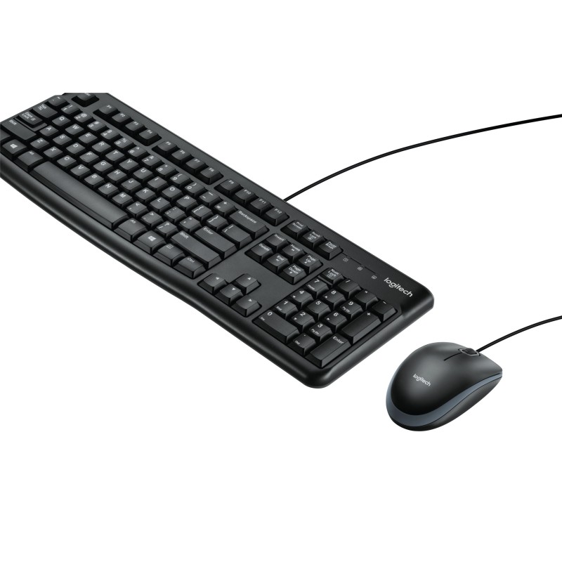 Logitech MK120 Wired Keyboard & Mouse Combo - 920-002562 - Black (Boxed) — Buy in Cyprus with Fast Delivery