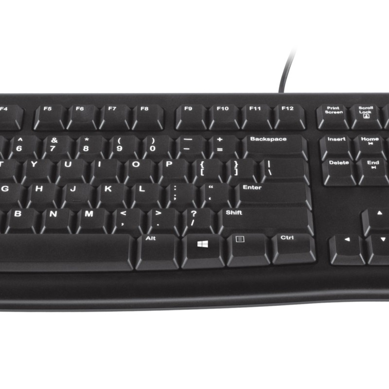 Buy Logitech MK120 Wired Keyboard & Mouse Combo - 920-002562 - Black, USB, Full-... in Cyprus, Nicosia, Limassol, Larnaka, Pafos