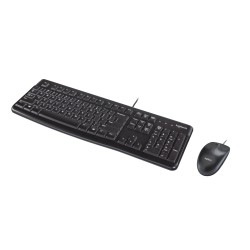 Buy Logitech MK120 Wired Keyboard & Mouse Combo - 920-002562 - Black, USB, Full-... in Cyprus, Nicosia, Limassol, Larnaka, Pafos