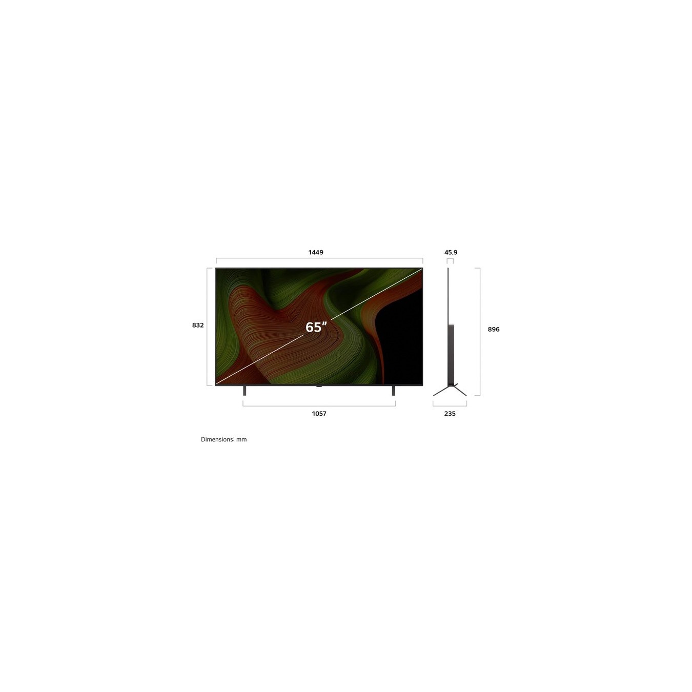 evo TV, OLED television - OLED65B59LA.AEUD - evo TV, OLED television — Buy in Cyprus with Fast Delivery