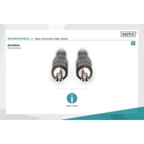 Audio connection cable - 3.5mm jack, stereo — Buy in Cyprus with Fast Delivery
