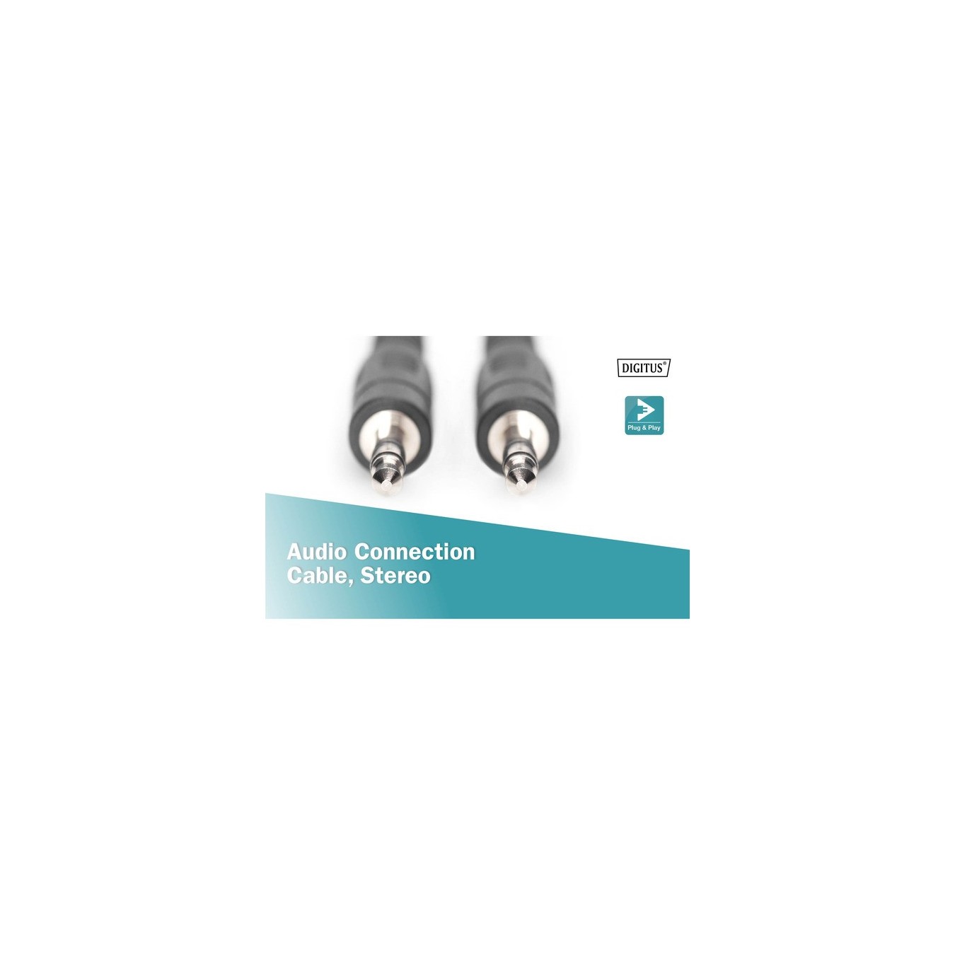 Audio connection cable - 3.5mm jack, stereo — Buy in Cyprus with Fast Delivery