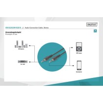 Audio connection cable - 3.5mm jack, stereo — Buy in Cyprus with Fast Delivery
