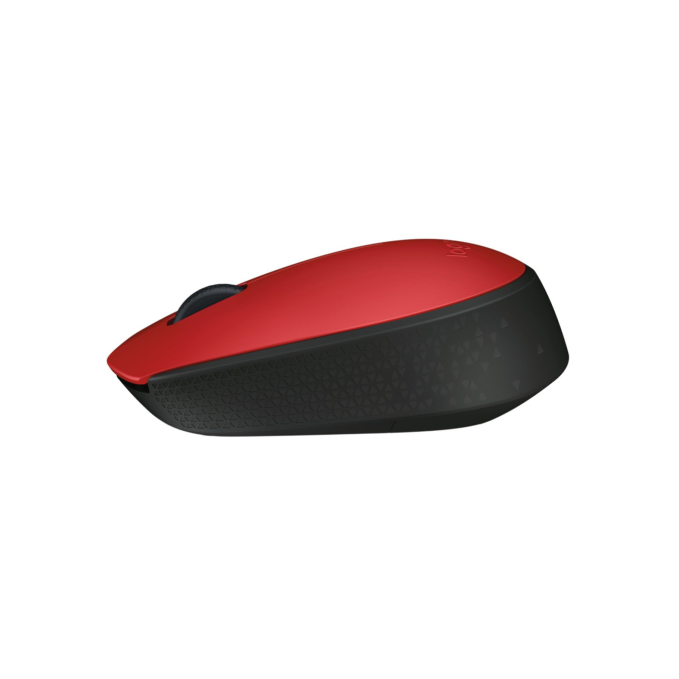 Logitech M171 Wireless Mouse - 910-004641 - Ambidextrous Red, 1000 DPI, 2.4GHz Nano USB Receiver, AA Battery