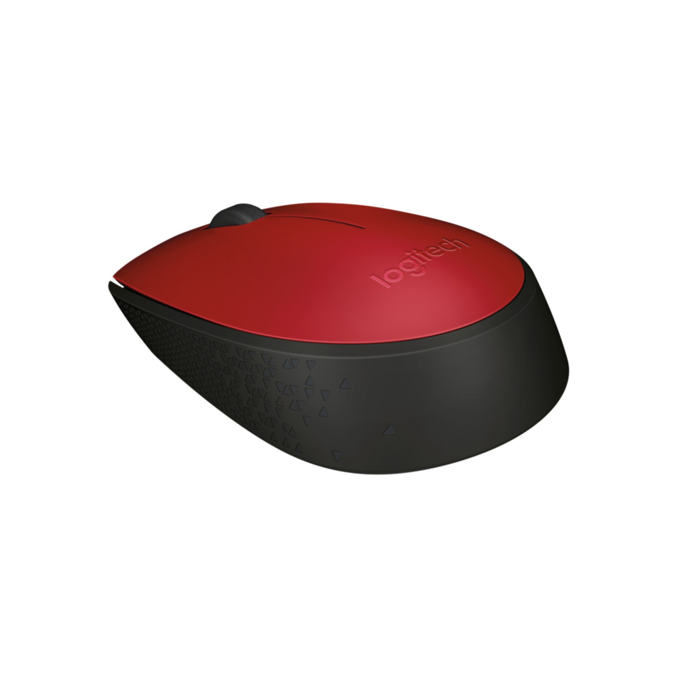 Logitech M171 Wireless Mouse - 910-004641 - Ambidextrous Red, 1000 DPI, 2.4GHz Nano USB Receiver, AA Battery