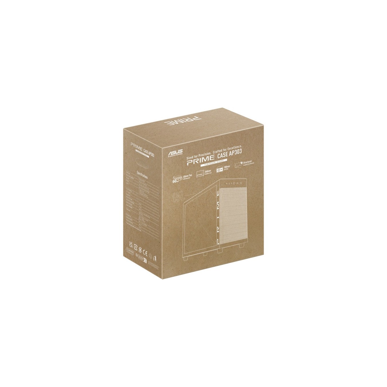 PRIME - AP303 TG - tower case — Buy in Cyprus with Fast Delivery