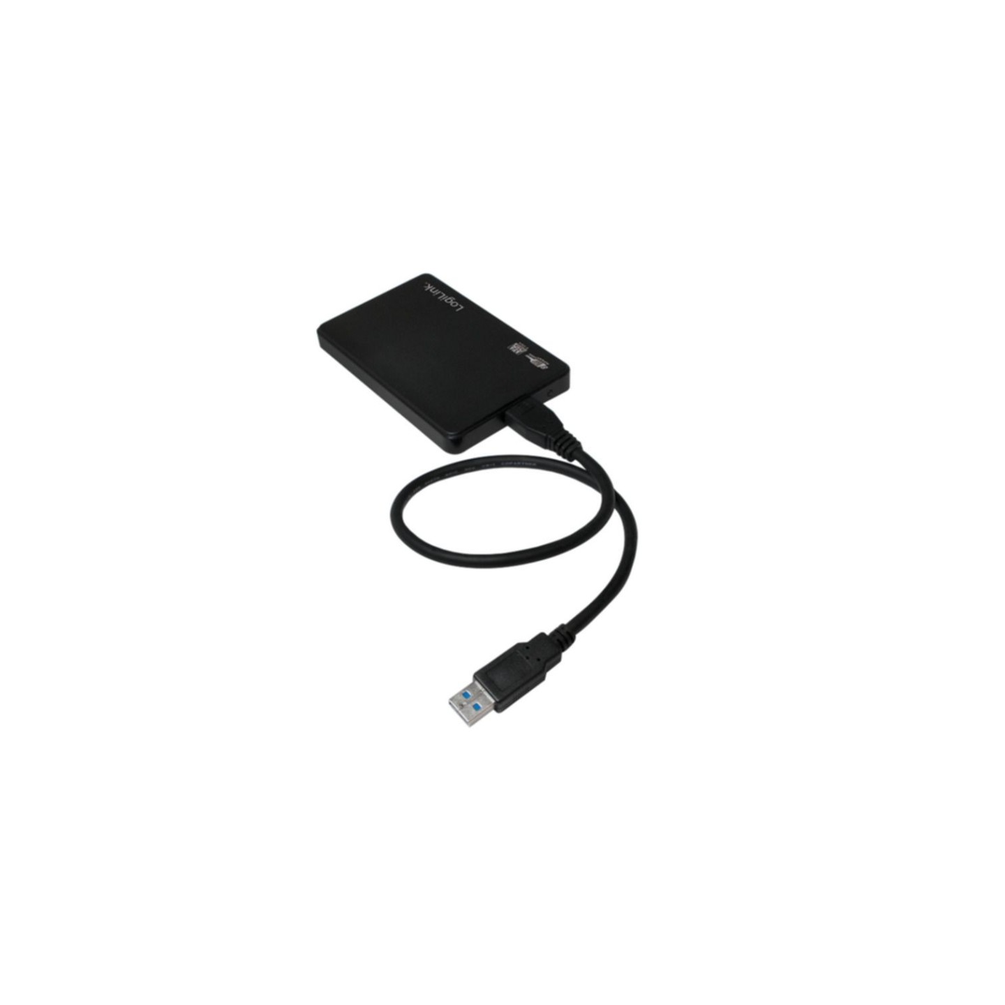 LogiLink 2.5" SATA HDD Enclosure - UA0256 - USB 3.0 (5 Gbps), Black, 9.5 mm Drive Height — Buy in Cyprus with Fast Delivery