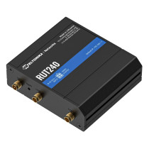 Teltonika RUT240 Wireless Router - RUT240 - Industrial LTE router, Black, Wi-Fi 4 (2.4 GHz), Fast Ethernet