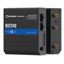 Teltonika RUT240 Wireless Router - RUT240 - Industrial LTE router, Black, Wi-Fi 4 (2.4 GHz), Fast Ethernet