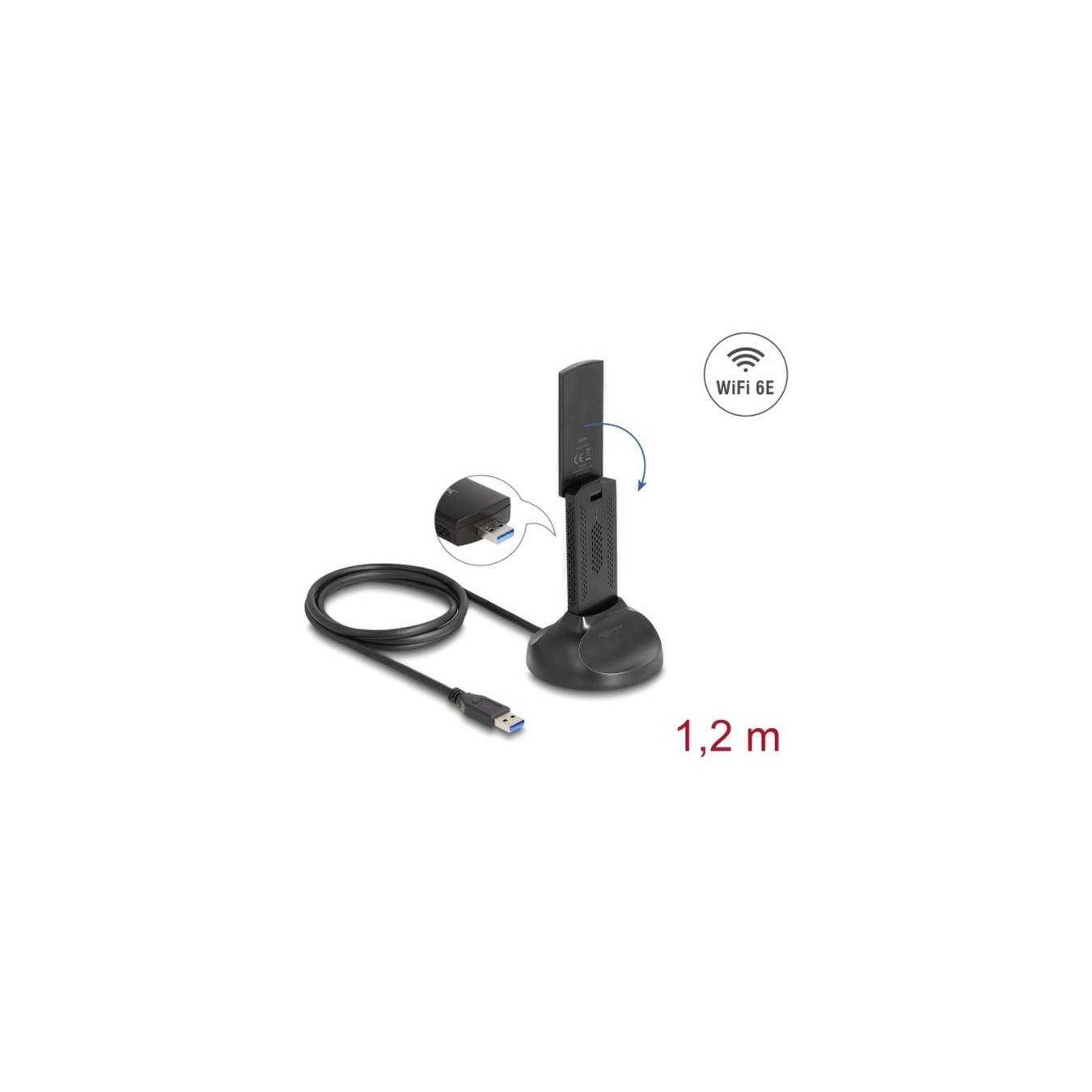 Wi-Fi 6E Dualband WLAN USB Adapter - AX3000 - WLAN-Adapter — Buy in Cyprus with Fast Delivery