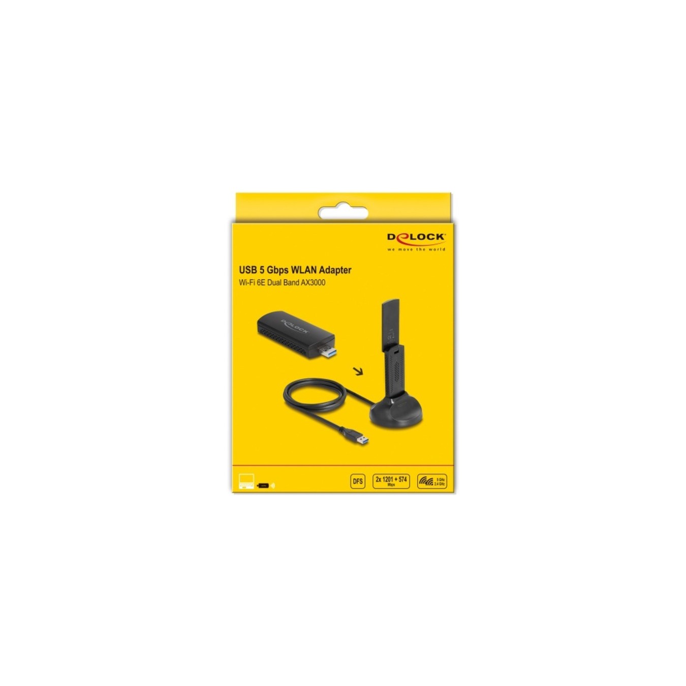 Wi-Fi 6E Dualband WLAN USB Adapter - AX3000 - WLAN-Adapter — Buy in Cyprus with Fast Delivery