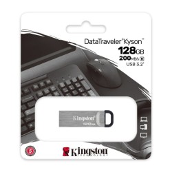 Buy Kingston DataTraveler Kyson - DTKN - 128GB USB 3.2 Gen 1 (USB-A) Metal Flash... in Cyprus, Nicosia, Limassol, Larnaka, Pafos