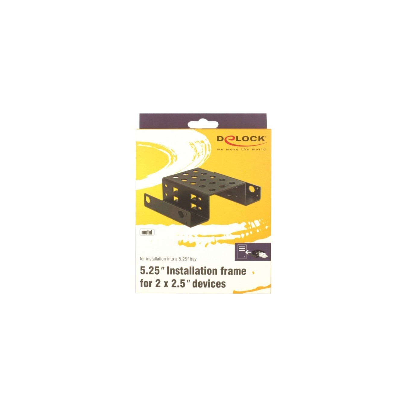 Delock 18270 2x 2.5-inch to 5.25-inch Mounting Frame | Armenius Store