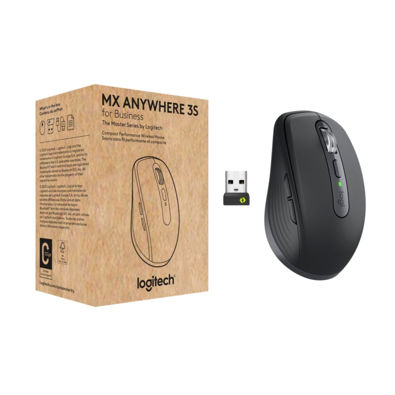 Logitech MX Anywhere 3S for Business 910-006958 Graphite 8000 DPI Mouse (Boxed) — Buy in Cyprus with Fast Delivery
