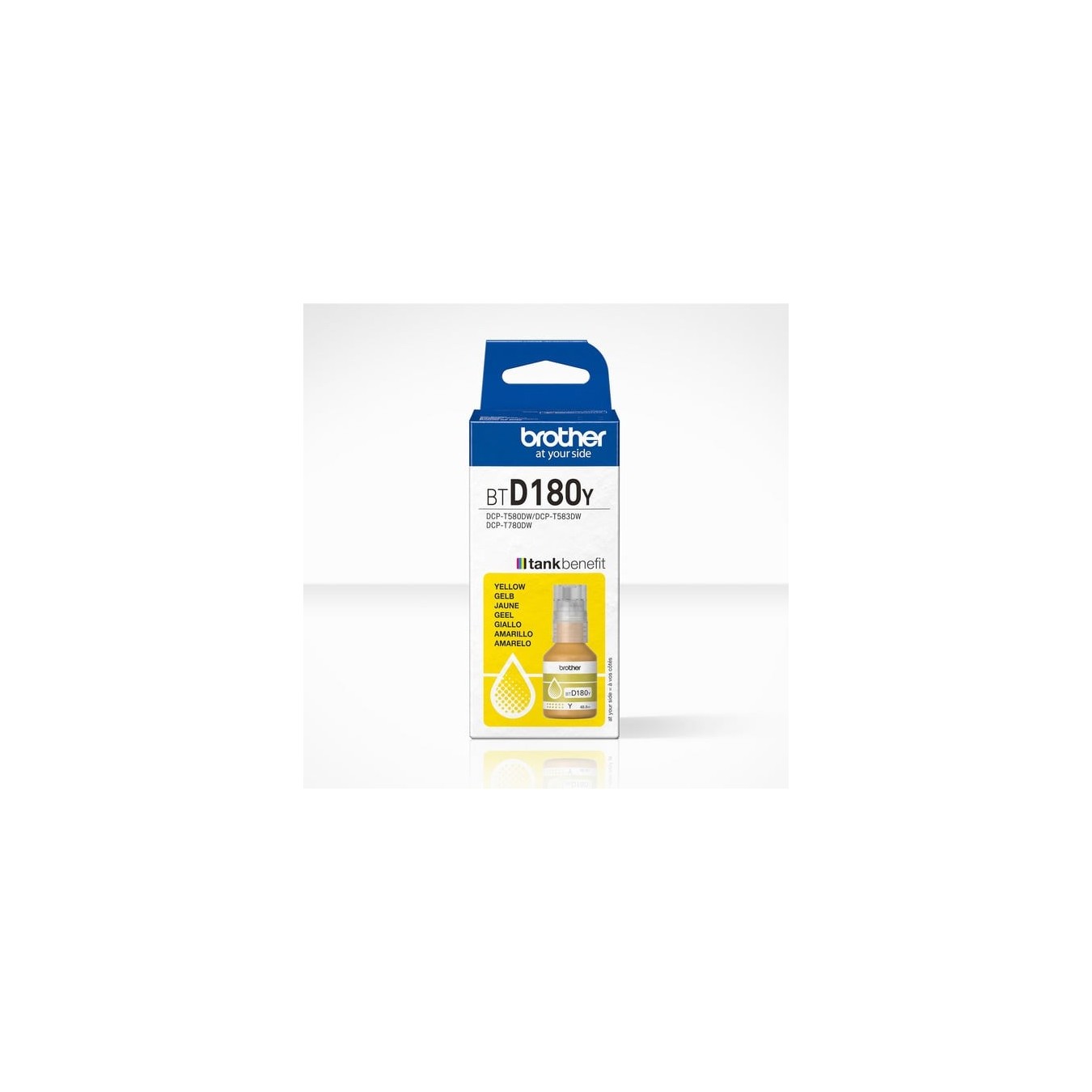 Ink bottle - BTD180Y - Yellow — Buy in Cyprus with Fast Delivery