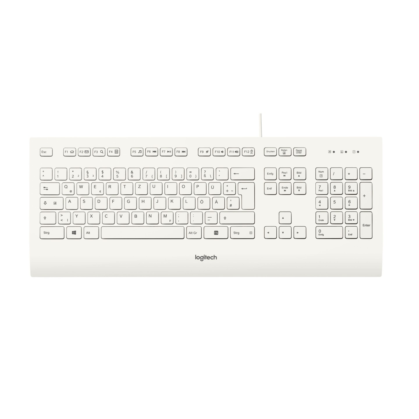 Logitech K280e Corded Keyboard German QWERTZ - 920-008319 (Boxed) — Buy in Cyprus with Fast Delivery