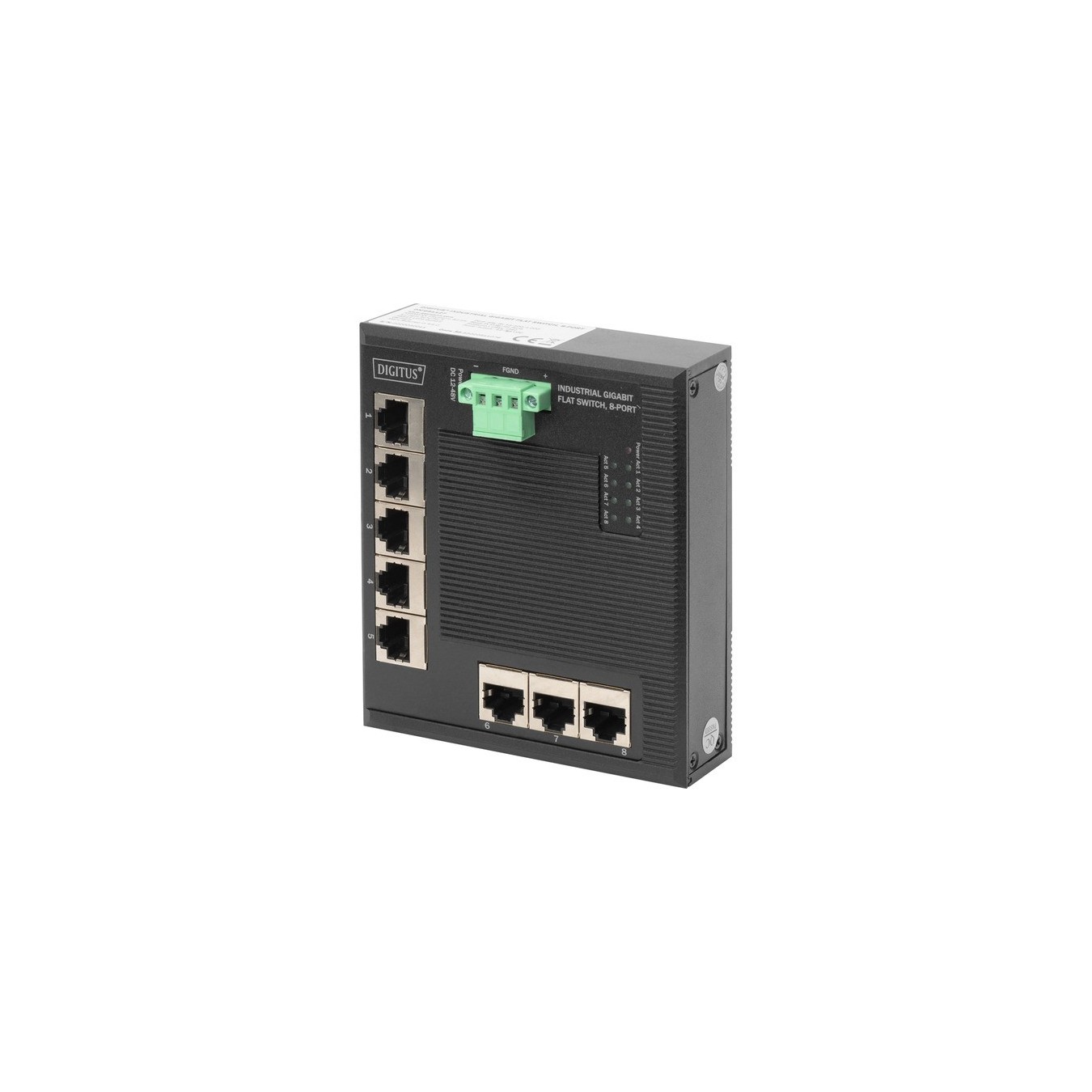 8P G Ethernet Network Switch, Flat, Industrial UNM — Buy in Cyprus with Fast Delivery