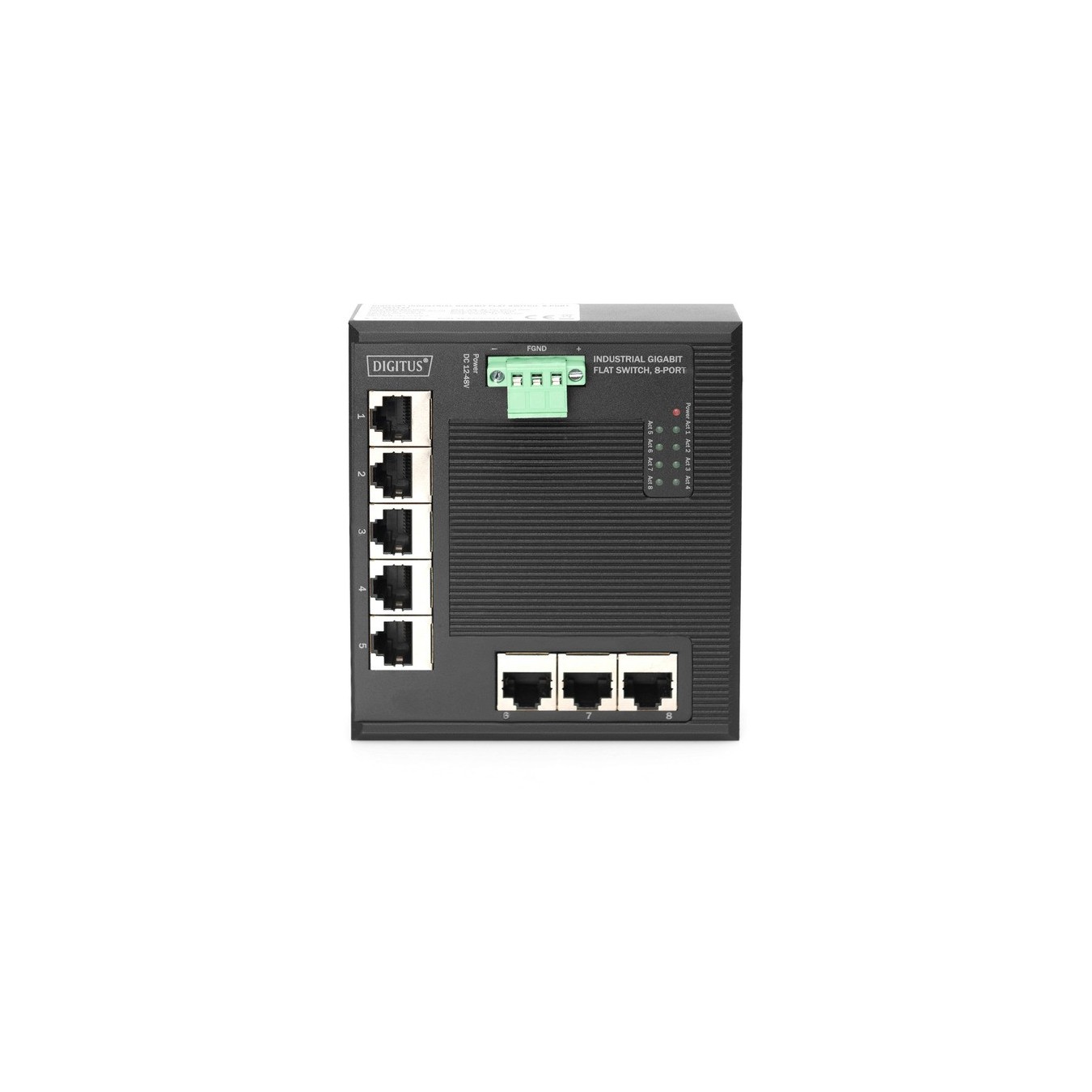 8P G Ethernet Network Switch, Flat, Industrial UNM — Buy in Cyprus with Fast Delivery