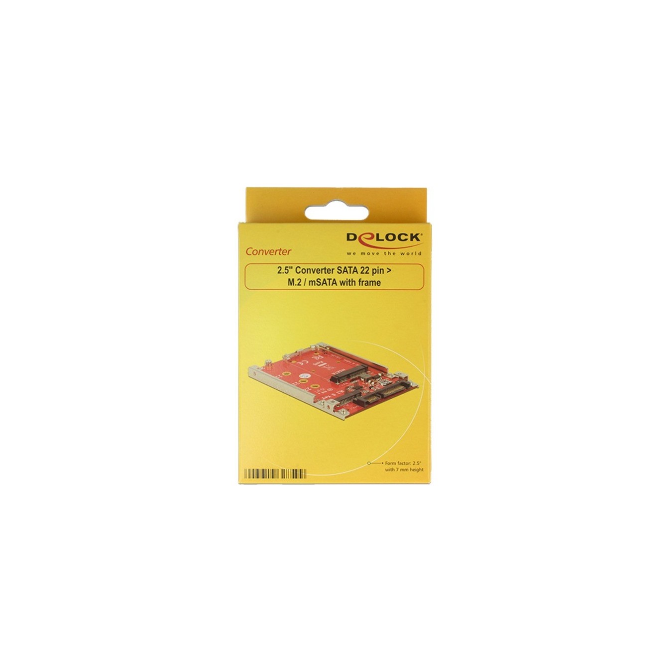 2.5" SATA Converter - 22 Pin to M.2 mSATA — Buy in Cyprus with Fast Delivery
