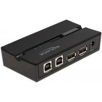 Delock USB 2.0 Switch for 2 PCs to 2 Devices - USB Switch — Buy in Cyprus with Fast Delivery