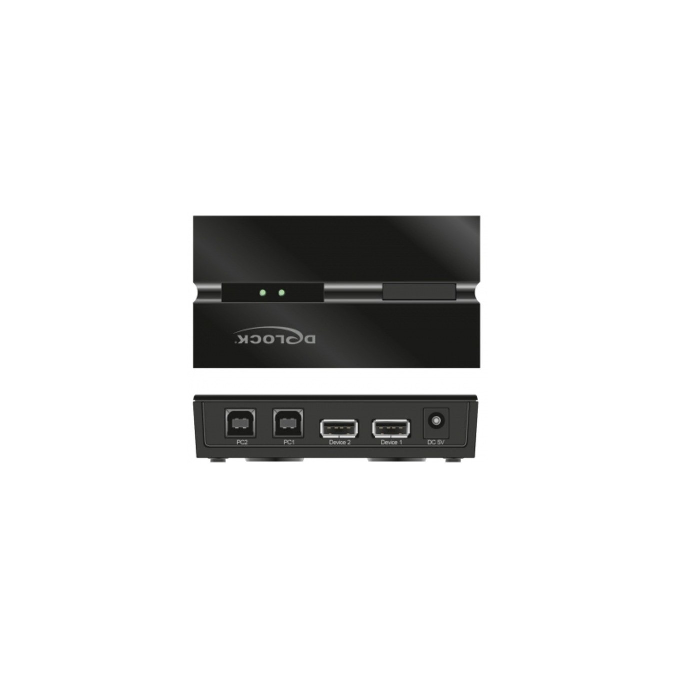 Delock USB 2.0 Switch for 2 PCs to 2 Devices - USB Switch — Buy in Cyprus with Fast Delivery