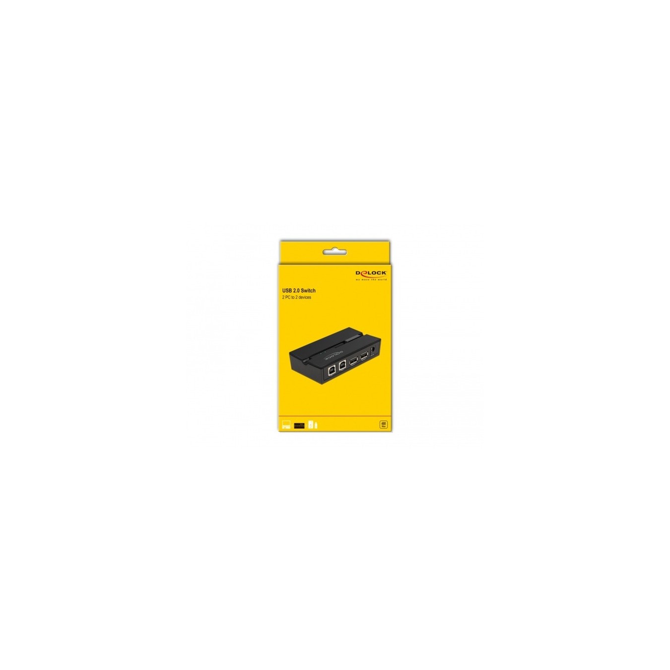 Delock USB 2.0 Switch for 2 PCs to 2 Devices - USB Switch — Buy in Cyprus with Fast Delivery