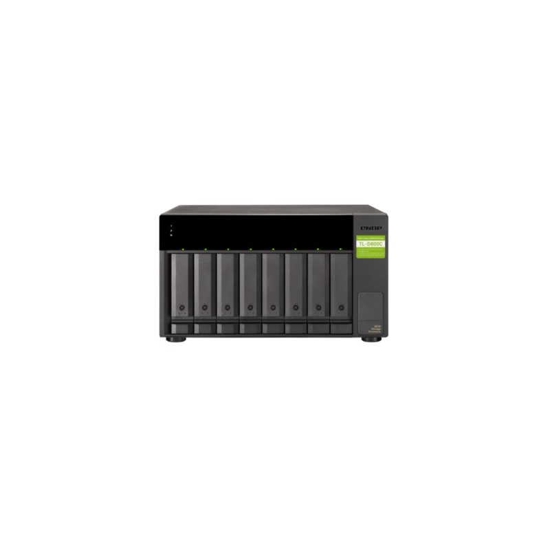 Buy QNAP TL-D800C 8-Bay NAS Expansion Unit - USB 3.2 Gen2 Type-C, UASP in Cyprus, Nicosia, Limassol, Larnaka, Pafos