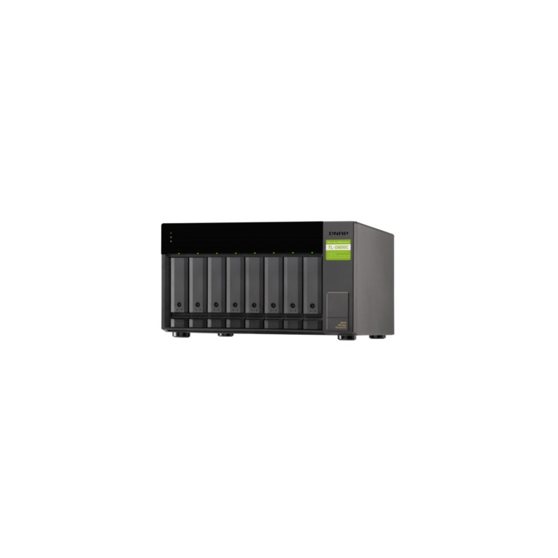 Buy QNAP TL-D800C 8-Bay NAS Expansion Unit - USB 3.2 Gen2 Type-C, UASP in Cyprus, Nicosia, Limassol, Larnaka, Pafos