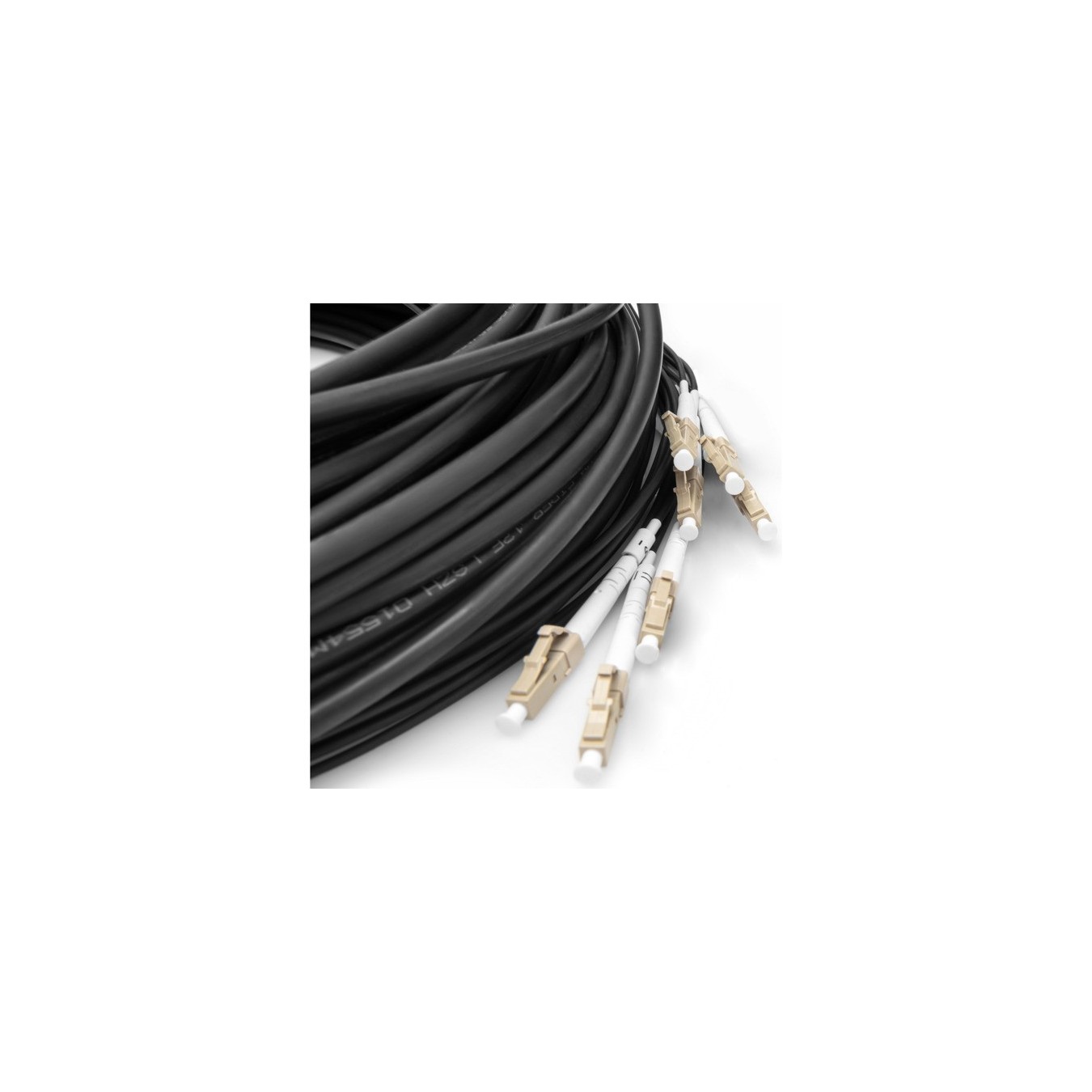 Fiber optic universal breakout cable - duplex, LC UPC connector, multimode OM4 — Buy in Cyprus with Fast Delivery