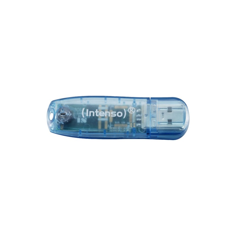 Buy Intenso Rainbow Line USB Flash Drive - 3502450 - Blue, 4GB, USB 2.0 in Cyprus, Nicosia, Limassol, Larnaka, Pafos