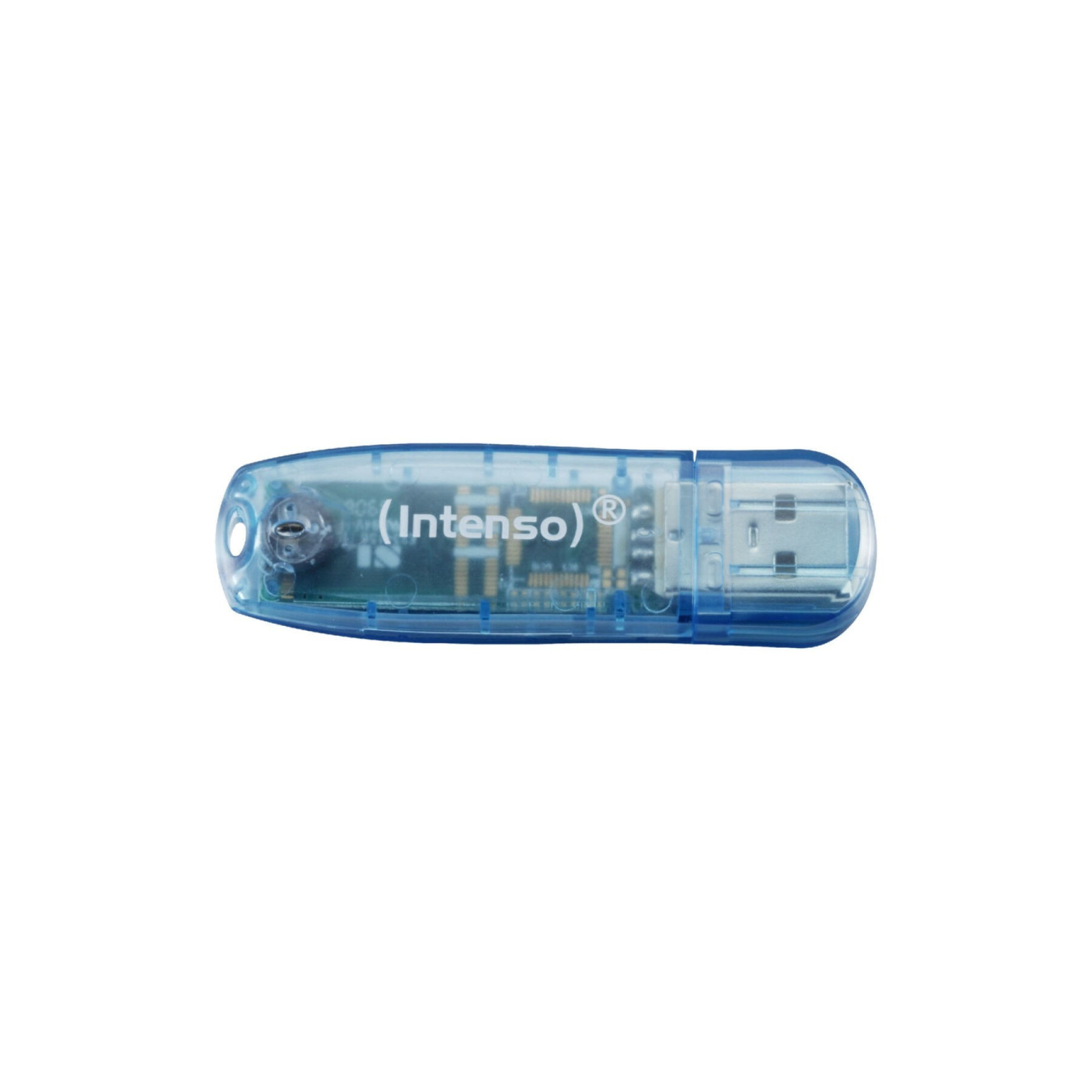 Intenso Rainbow Line USB Flash Drive - 3502450 - Blue, 4GB, USB 2.0 — Buy in Cyprus with Fast Delivery