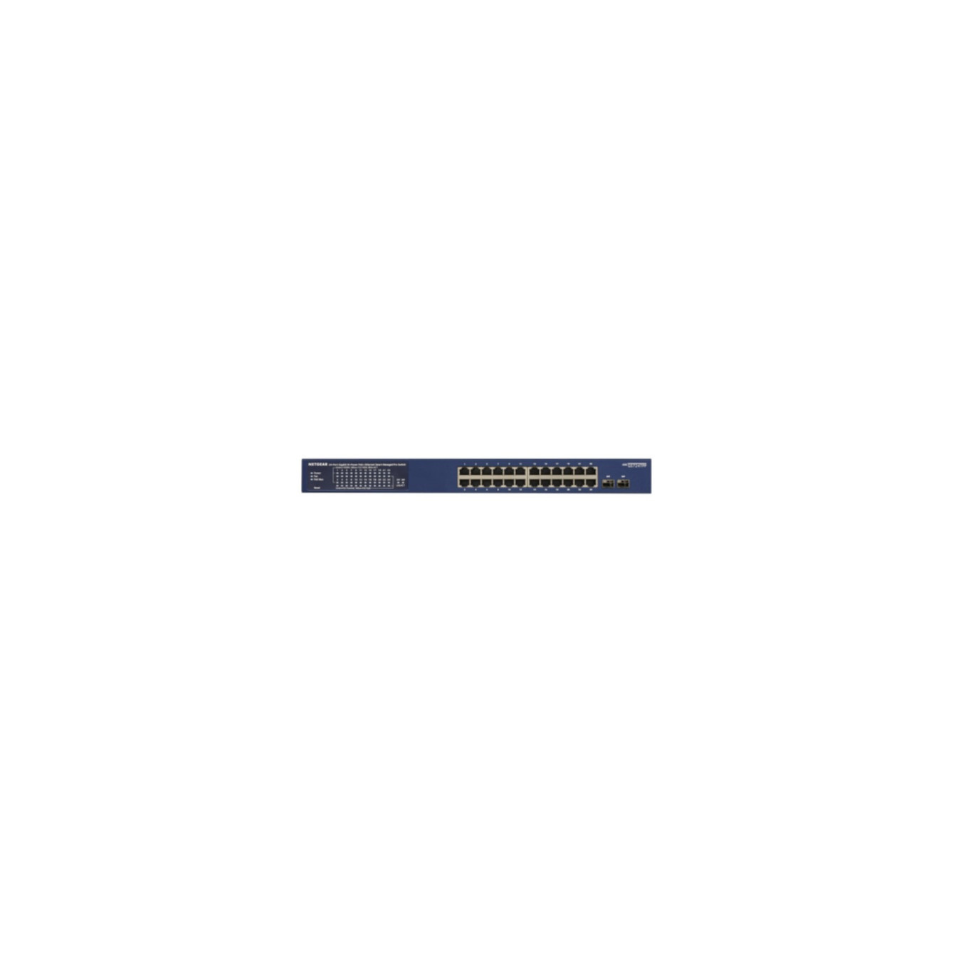 NETGEAR GS724TP-300EUS - 24-Port Gigabit Smart Managed PoE+ Switch (Desktop) - 52 Gbps Switching