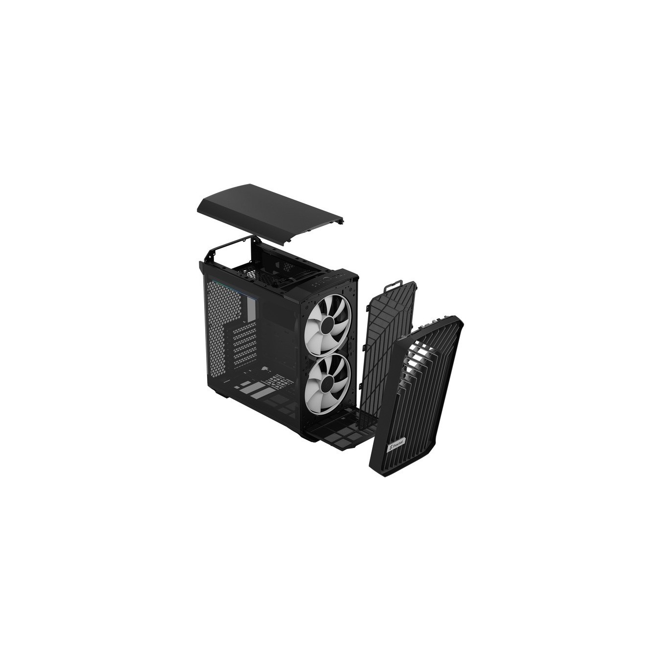 Torrent Compact RGB Black TG Light Tint - Tower Case — Buy in Cyprus with Fast Delivery